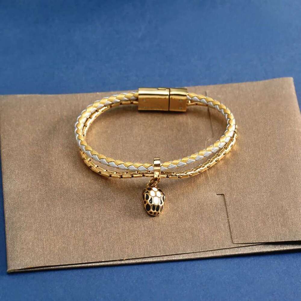 designer leather bracelet bangle mens designer bracelet women simple jewelry brown black couple gift plated gold mens bracelet casual ornament retro Z