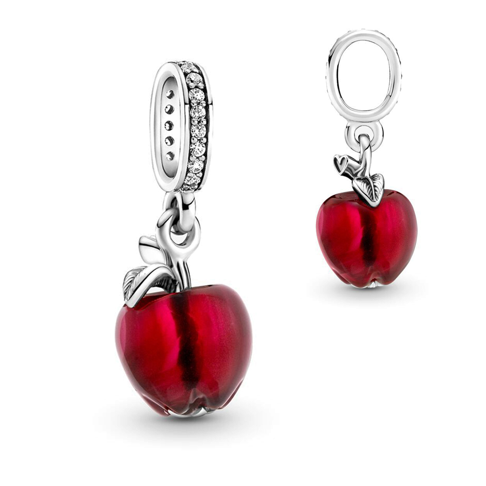 FewDook Silver Plated Fruit Series Avocado Cherry Charm Pendant For Original DIY Bracelet Strawberry Beads Gift Women Fine Jewelry 2025 HOT SALE