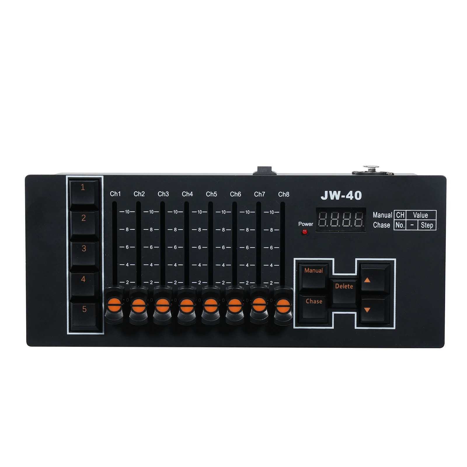 Mini Black Console DMX Control Channel Light Controller for Live Concerts DJ Disco Party Christmas Bar Club Wedding BirthdayXJ250527