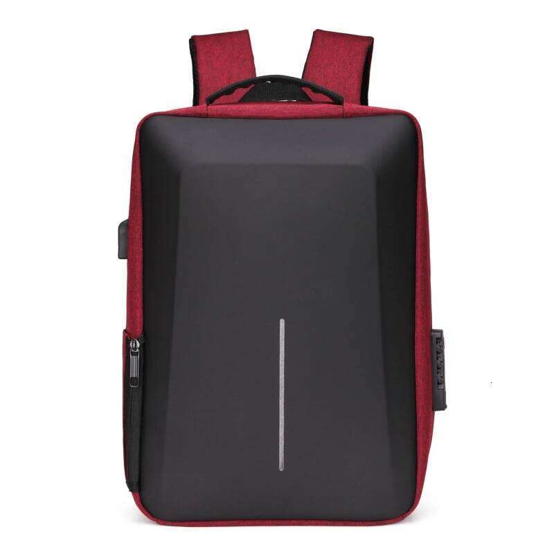 Men s Casual Hard Shell Anti theft Backpack High Capacity Travel USB Charging Fasion Business Computer Bag For Male
