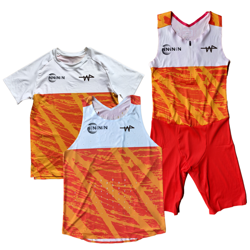 2025 Man Hightland Clay NN Marathon Custom Singlet Running Suit Track Field Match Eilte Seamless Tank Top Custom logo