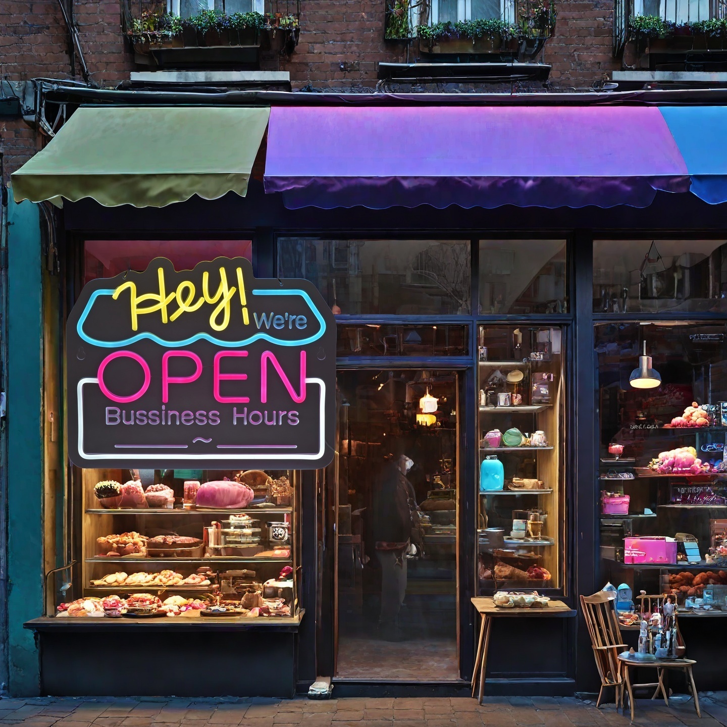 OPEN Neon Sign, Neon Lights Hanging Wall Art Decoration for Business Shop Bar Market Bakeries
