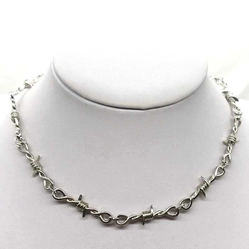 Small Wire Brambles Iron Unisex Bracelet Women Men Hip-hop Gothic Punk Style Barbed Wire Little Thorns Bangle Jewelry Gifts W250526