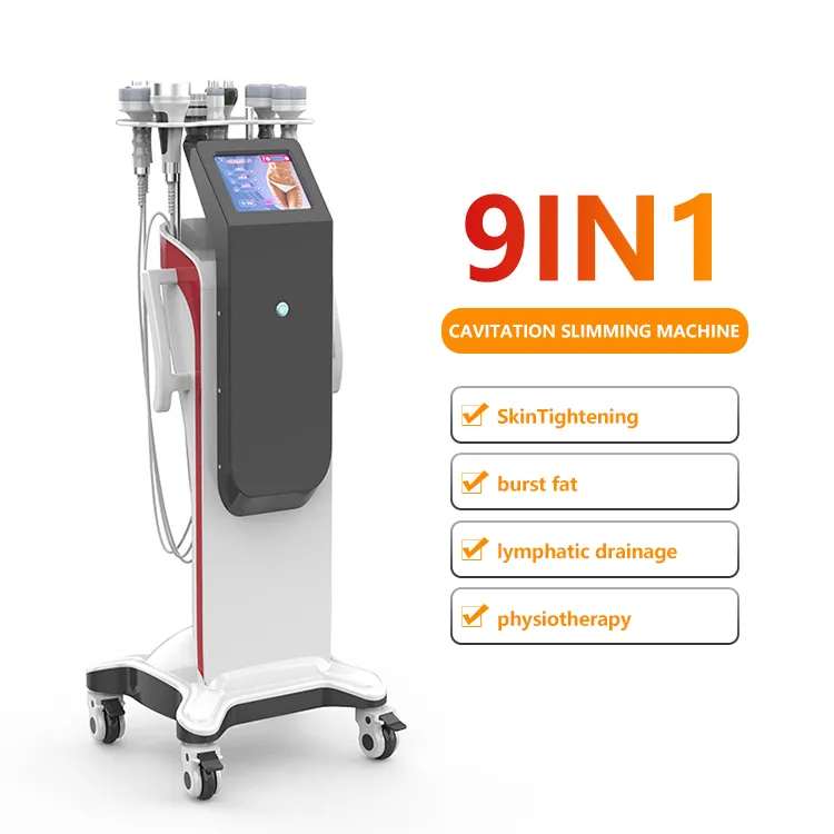 Professional 9-in-One Multi-Therapy Skin Rejuvenation Equipment with High Frequency Cavitation Technology