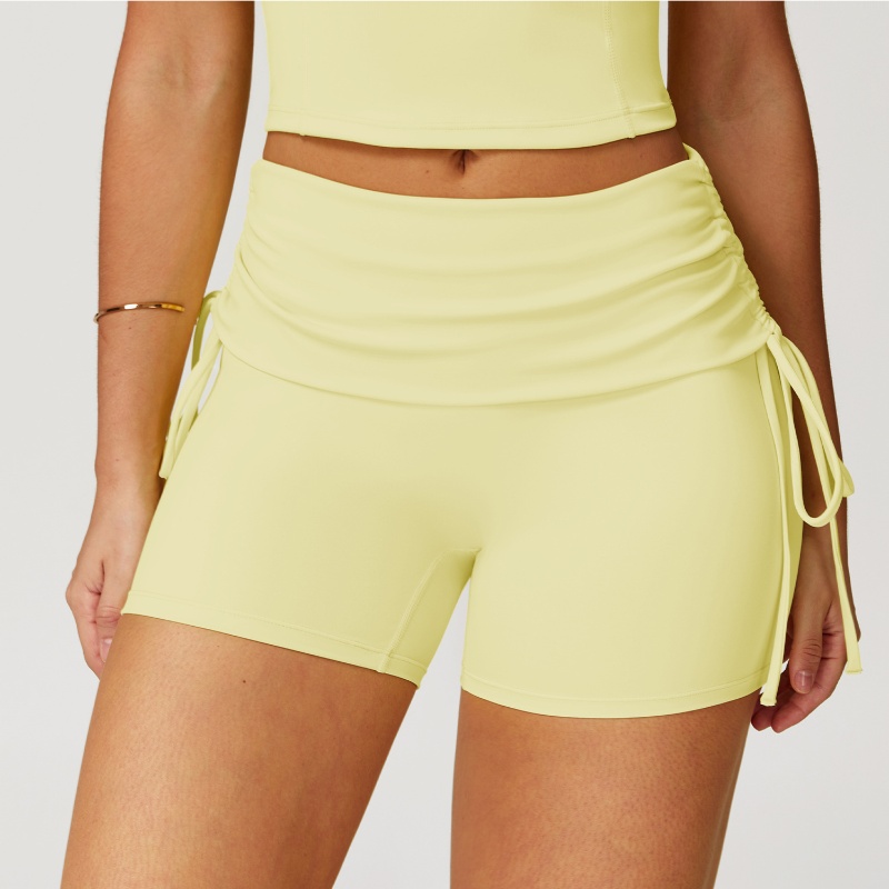 Gym shorts women yoga athletic short drawstring casual pants outdoor running skinny quick dry pilates sports pant size s-xl