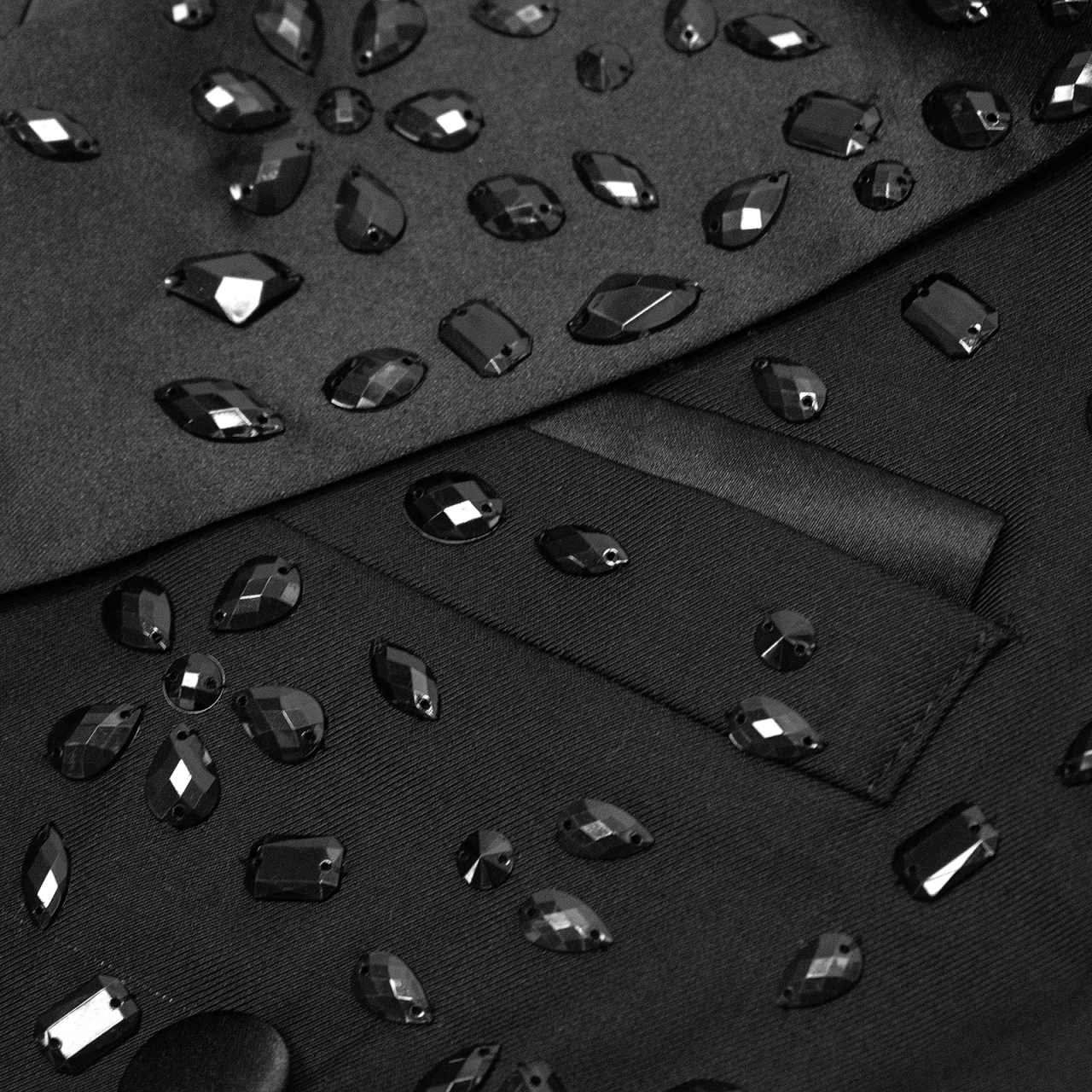 Modern Sparkly Diamond Men's Blazers Double Breasted Wedding Suit for Men Quality Slim Coat For Groom Wear Customized