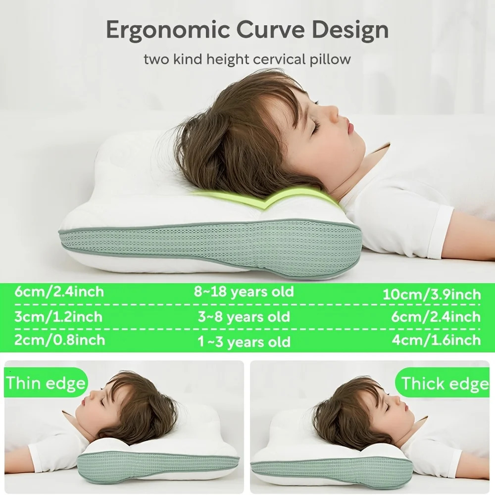 JOYNCLEON Soft baby pillow Comfortable velvet born Baby sleep Pillowcaseheadrest Breathable Moms Love 250527
