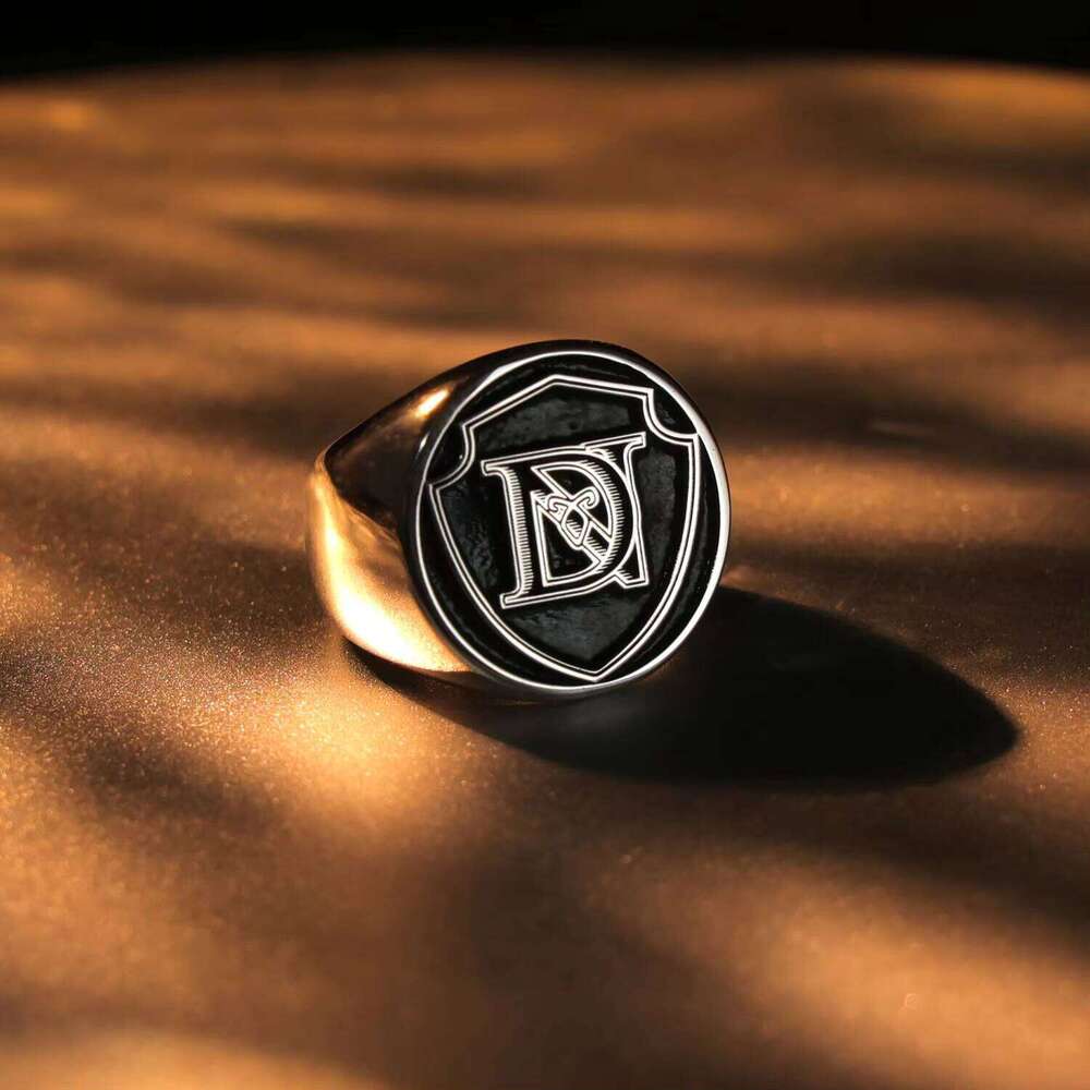 20mm Round Sier Jewelry Small Finger Custom Personalized Fashion Men Ring Wholesale