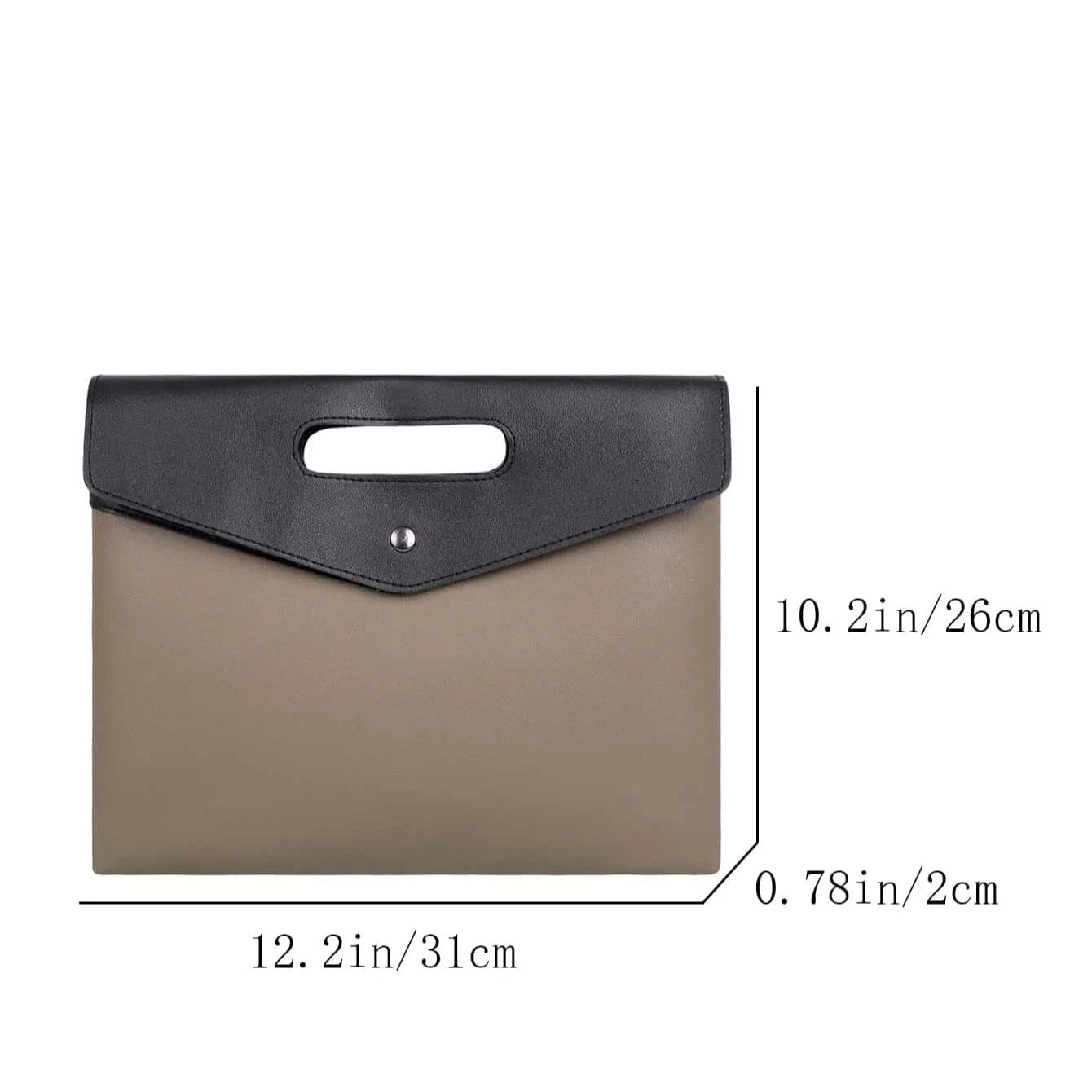 Fashionable Square Bag for Women Two Tone Clutch Bag for Rookies White-Collar Workers 250526