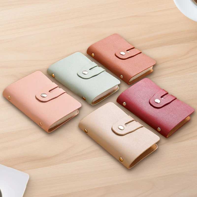 1PC 64 card slot anti demagnetization anti theft brush exquisite bank card bag zero wallet lightweight thin simple and com Z250527