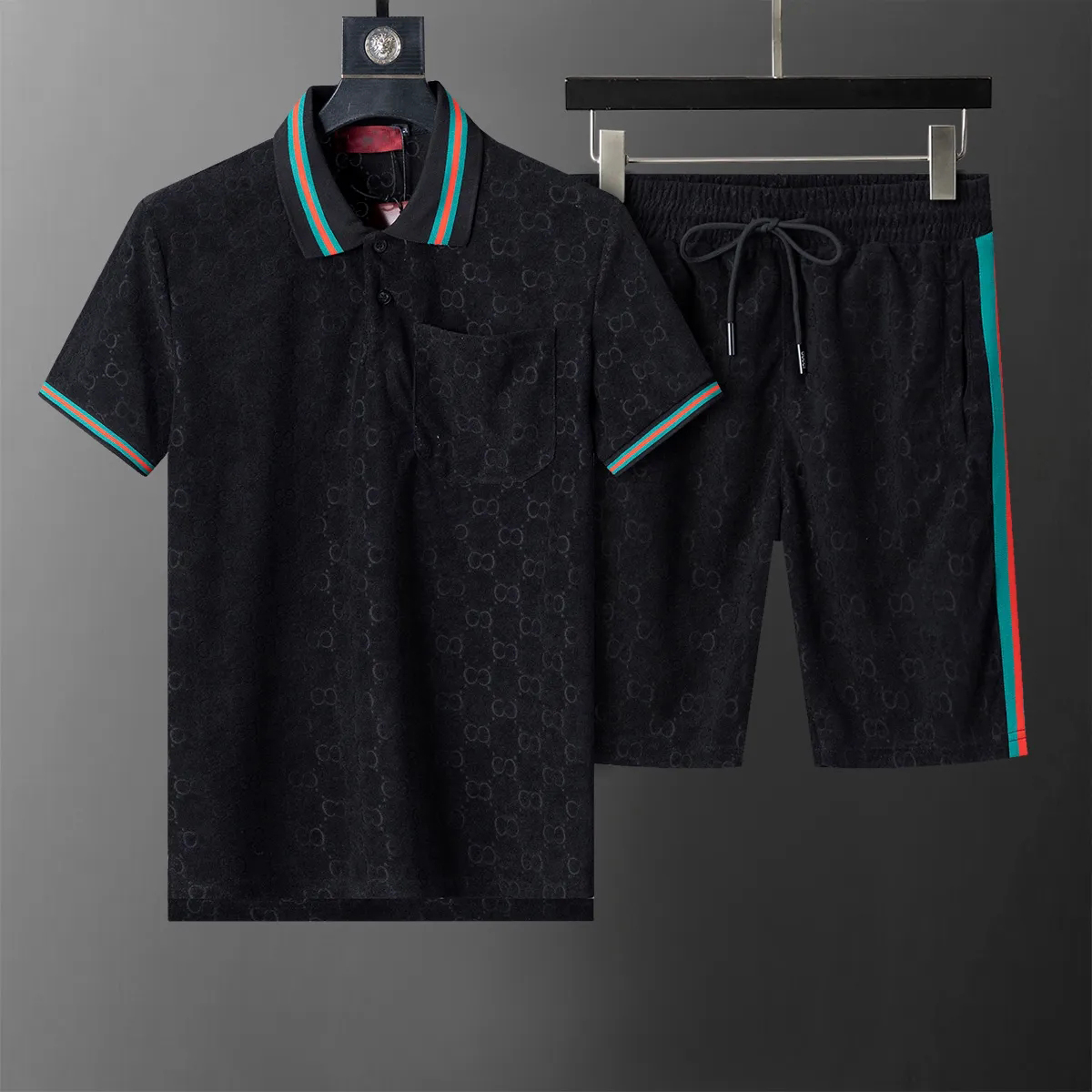 Designer new quality designer Mens Tracksuits Sets Jogger Sweatshirts Sports Jogging Suits man tracksuits Two Piece Set T Shirt Summer Printed Short Sleeve M-3XL