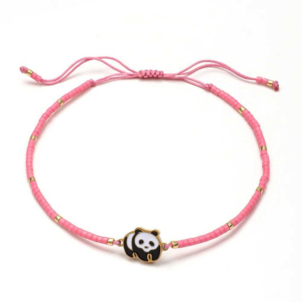 ZMZY New Animal Bracelet Small Cute Panda Charm Bracelets for Women Jewelry Birthday Gift DIY Lover Gifts W250526