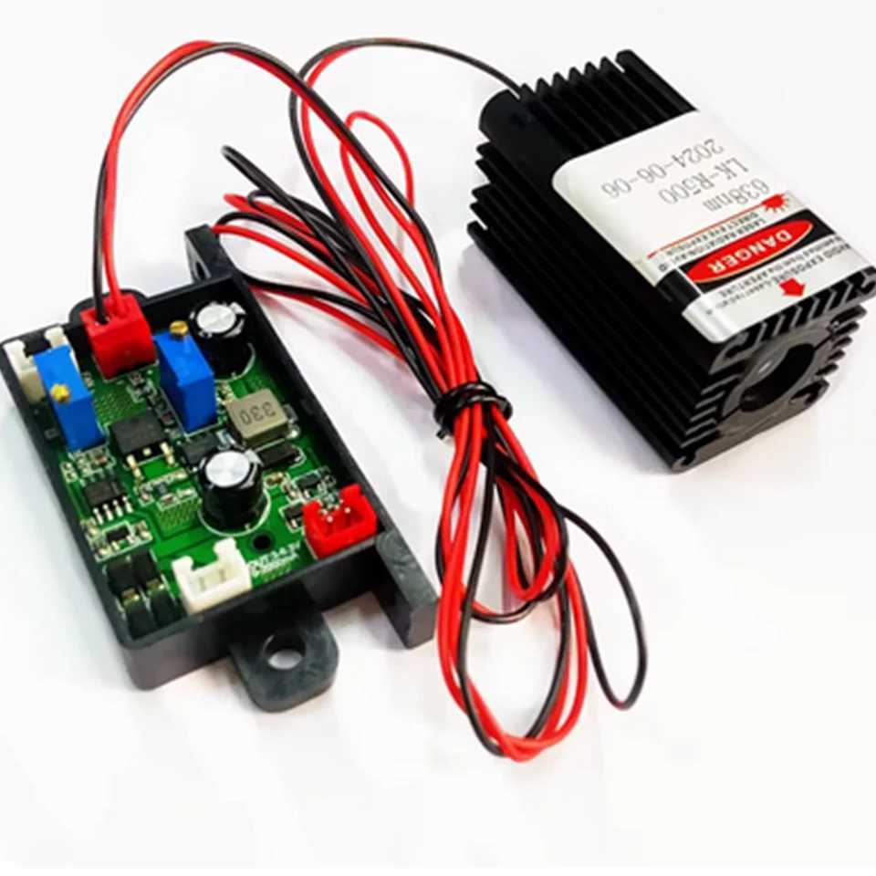 638nm 500mw Red Coarse Beam Laser Stage Light Module XJ250527