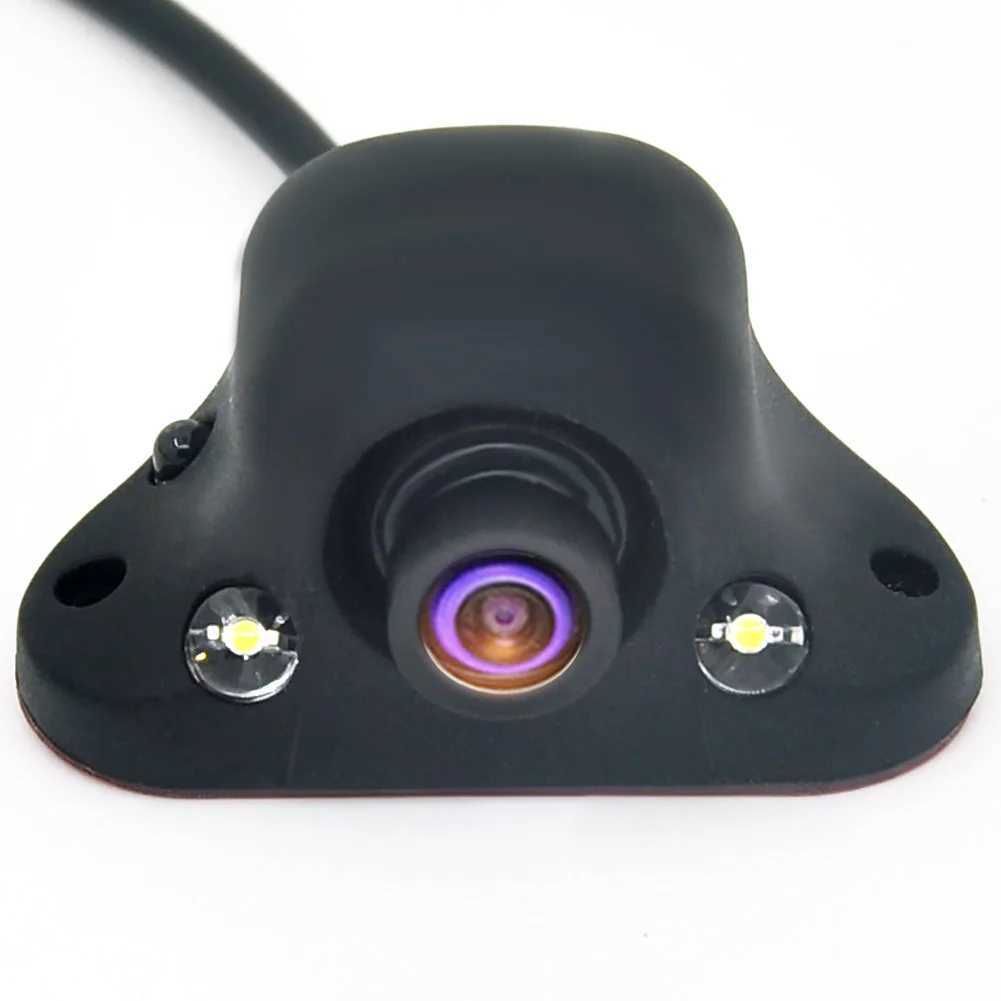 car dvr Mini CCD ccd night 360 Degree Car Rear View Camera Front Camera Front View Side Rrsing Backup Camera 2 LED Z250509