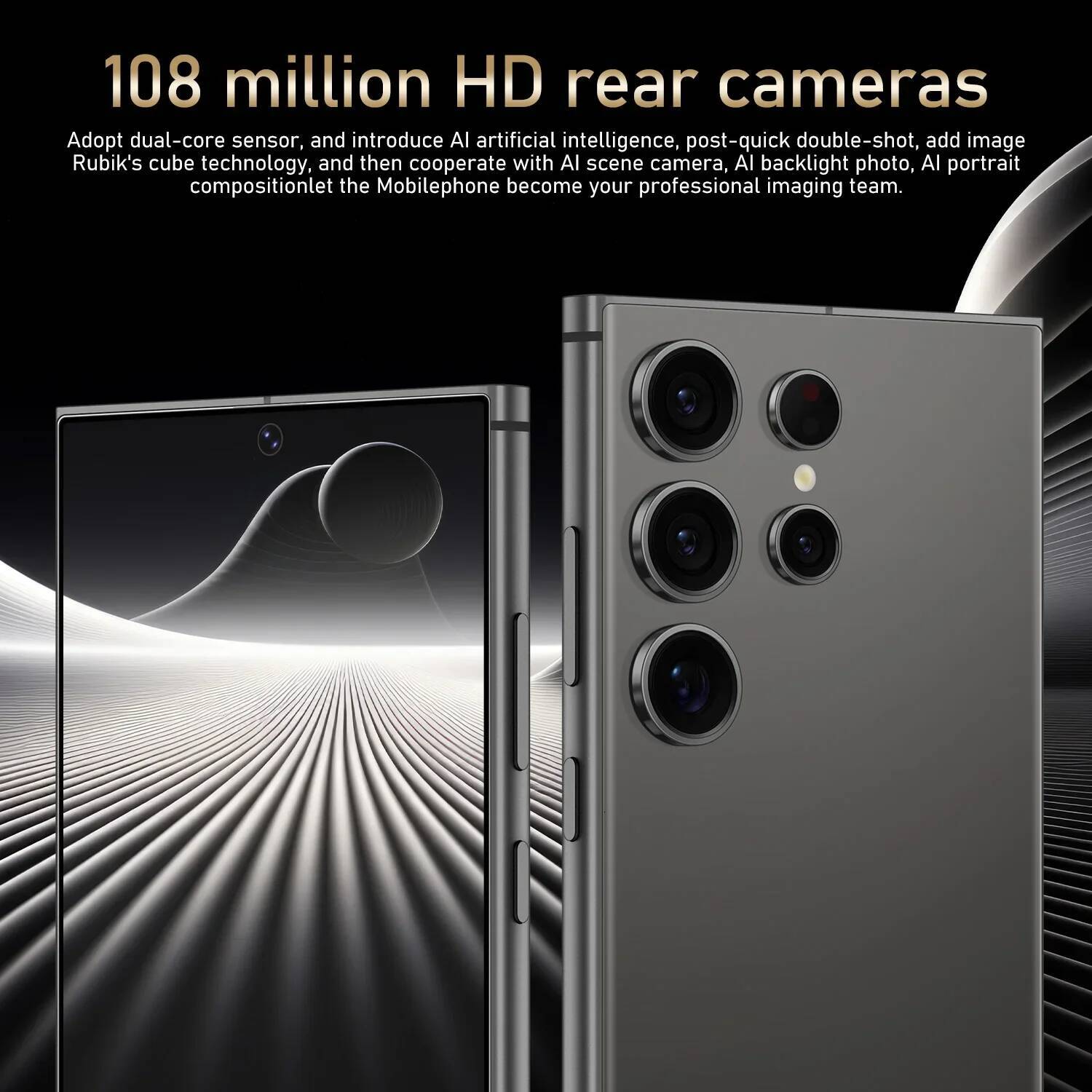 2025 Original S25 Ultra Smartphone 5G Global Version 7.3inch Cellphons 7800mAh 108MP Camera Android Unlocked Mobile Phone Nfc