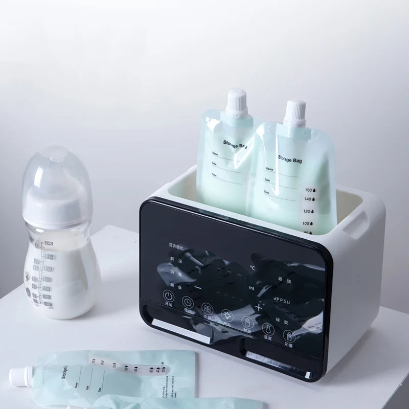Automatic Baby Bottle Warmer Sterilizer for Double Breast Milk born Feeding 6 In 1 250527