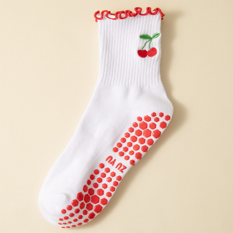 women's mid-calf socks are soft, comfortable and breathable without strangulation, suitable for fitness, dance, yoga, Pilates, running, etc.