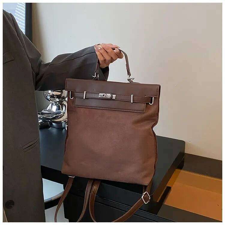 2025 Summer Must-Have PU - Fashionable Cover Type Bag, Spacious One Size Backpack for Work, School & Travel