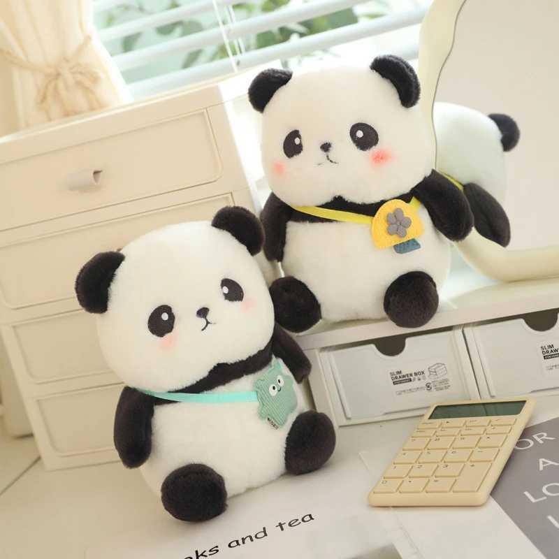 Cute Panda Plush Toy Keychain Cartoon Bag Pendant Bag Accessories Car Key Chain Pendant Ornaments Fashion Gift W250526