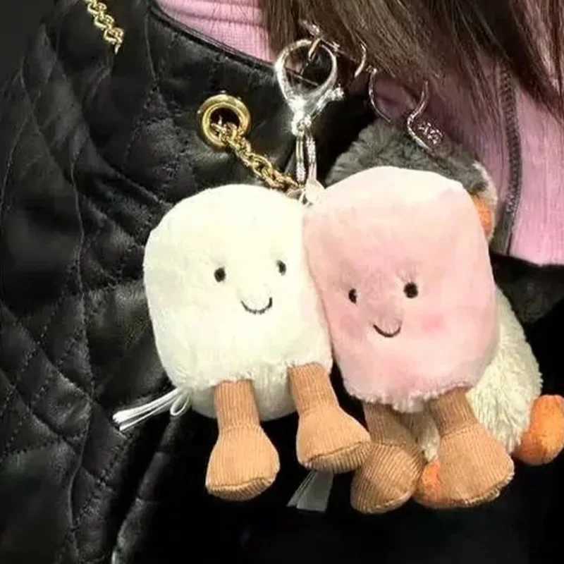 JellyCats Plush Cotton Candy Two Tone Cute Soft Two Tone Keychain Bag Pendant Plush Accessories Doll Car Pendant Holiday Gifts W250526