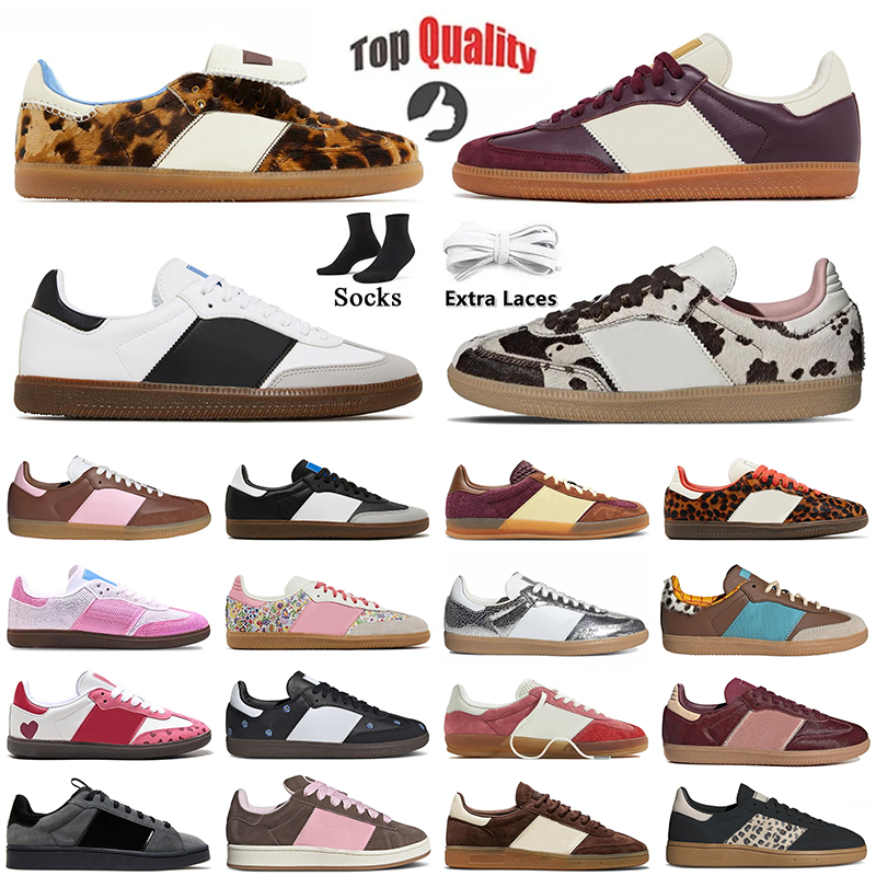 Top aaa+ Designer Casual Shoes Leopard Print Sneakers Pink Black White Silver Metallic Blue Plate-forme Womens Mens Platform Runners Trainers