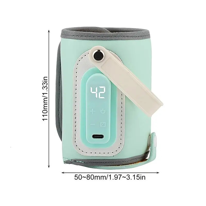 Breastmilk Bottle Warmer Portable USB Milk Cover Nursing Heat Keeper Insulation Keeper 250527
