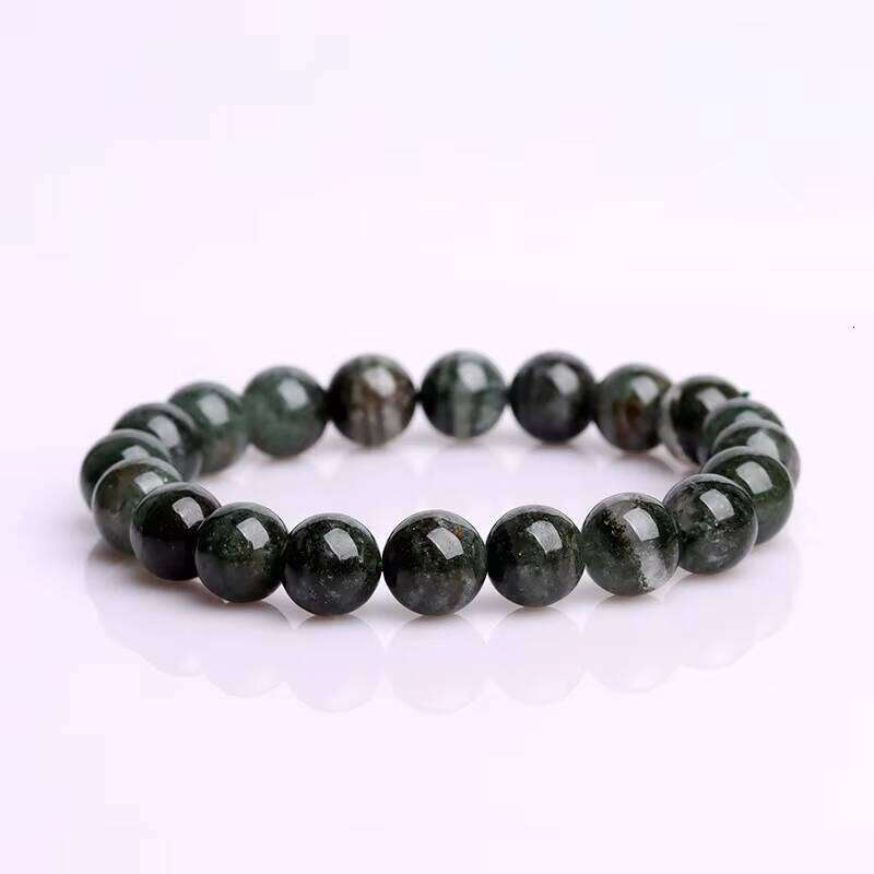 Natural Crystal Green Phantom Single Circle Bead Brazilian Cornucopia Full Star Bracelet