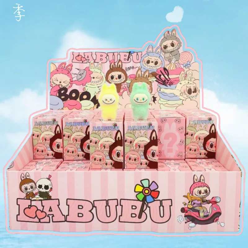 New Cartoon Labubu Resin Plush Blind Box Pendant Backpack Accessories Desktop Cute Ornament ChildrenS Surprise Birthday Gifts W250526