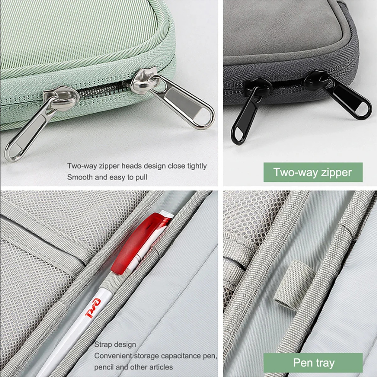 Laptop SlEEve Handbag Case for Macbook Pro Air13 13.6 14 15 15.6 16 Waterproof Notebook Cover 250526