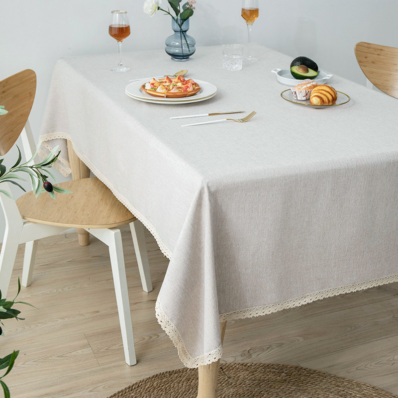 A661 cross-border tablecloth waterproof and oil-proof washable Nordic light luxury high-end desk tablecloth rectangular coffee table