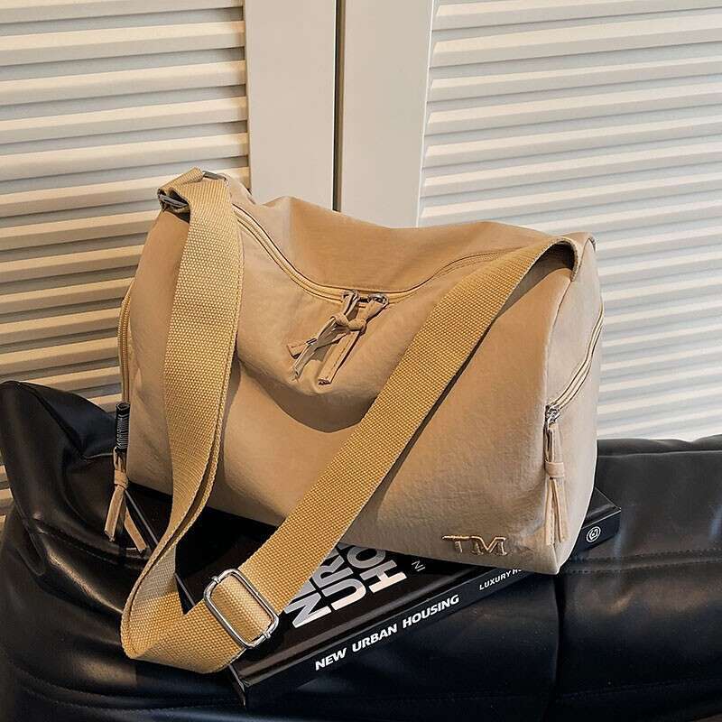 Large-Capacity Canvas Travel Bag for Women | Casual Lightweight Crossbody Bag | Versatile Storage Sports Backpack & Commuter Shoulder Bag