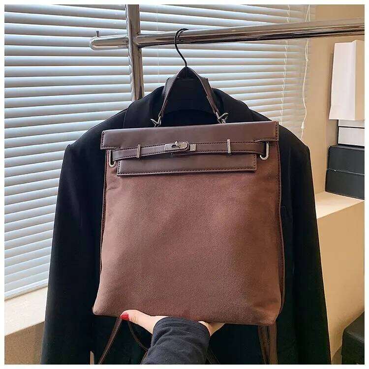 2025 Summer Must-Have PU - Fashionable Cover Type Bag, Spacious One Size Backpack for Work, School & Travel