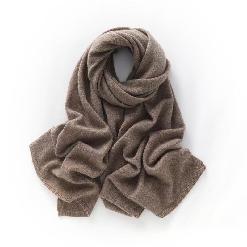 T813 autumn and winter new cashmere scarf shawl long warm knitted versatile neck scarf