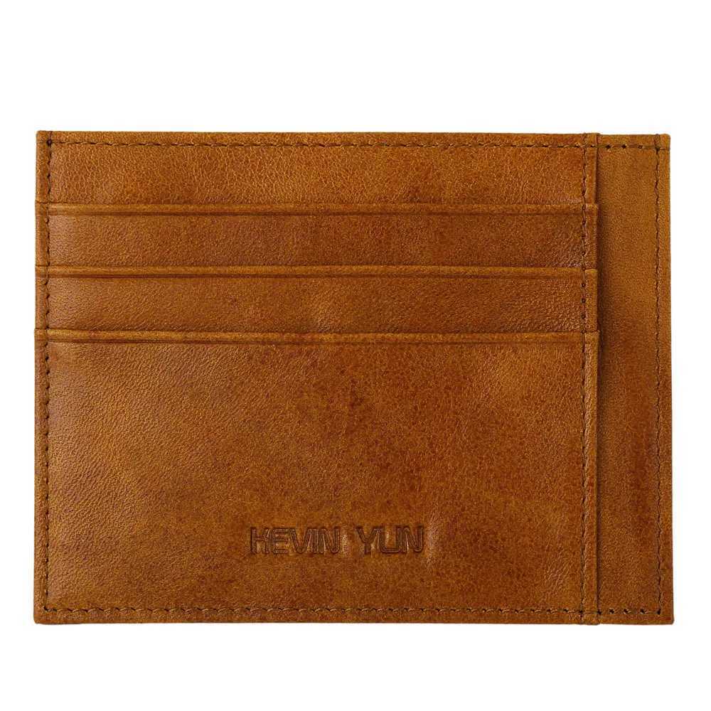 Fashion Slim Men Card Holder Genuine Leather Men Case Wallet Z250527