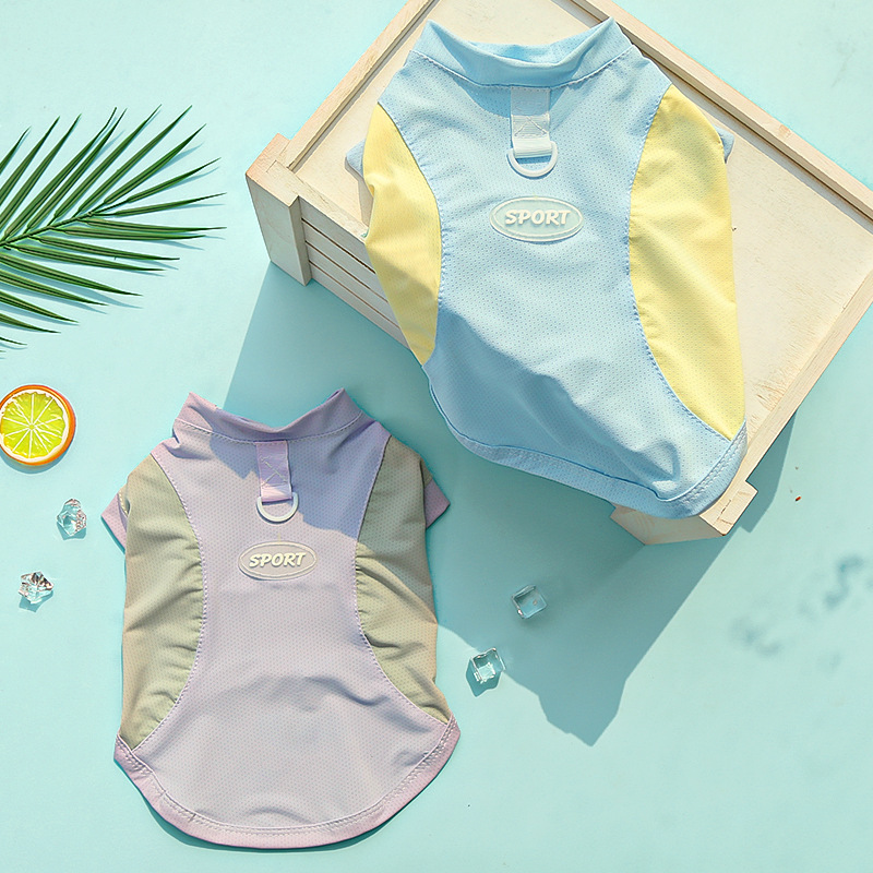 Cat Ice Silk Vests Small and Medium-Sized Dog Sun Protection Xlothes Dog Clothes Pet Clothes
