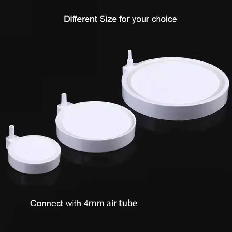 35/50/80/100mm Fish Tank Aquarium Nano Air Stone Oxygen Aerator Air Bubble Pond Pump Hydroponic Oxygen Supply Accessories 250523