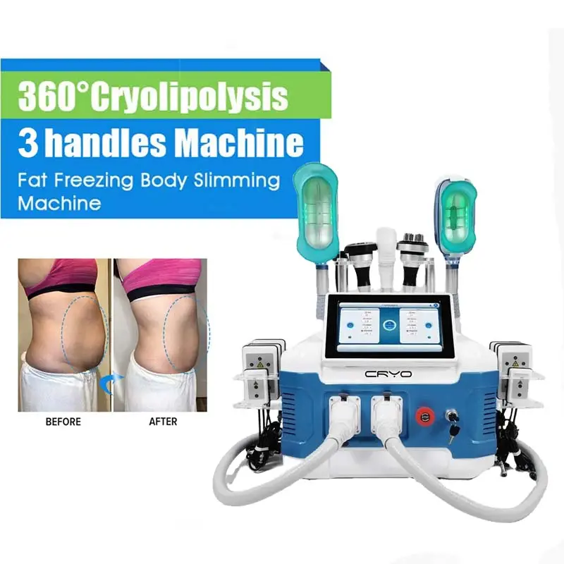 Portable 360 Cryolipolisis Slimming Cool Tech Body Cryolipolysis Slimming Cryotherapy Fat Removal Cryo Best Cyrolipolysis Machine