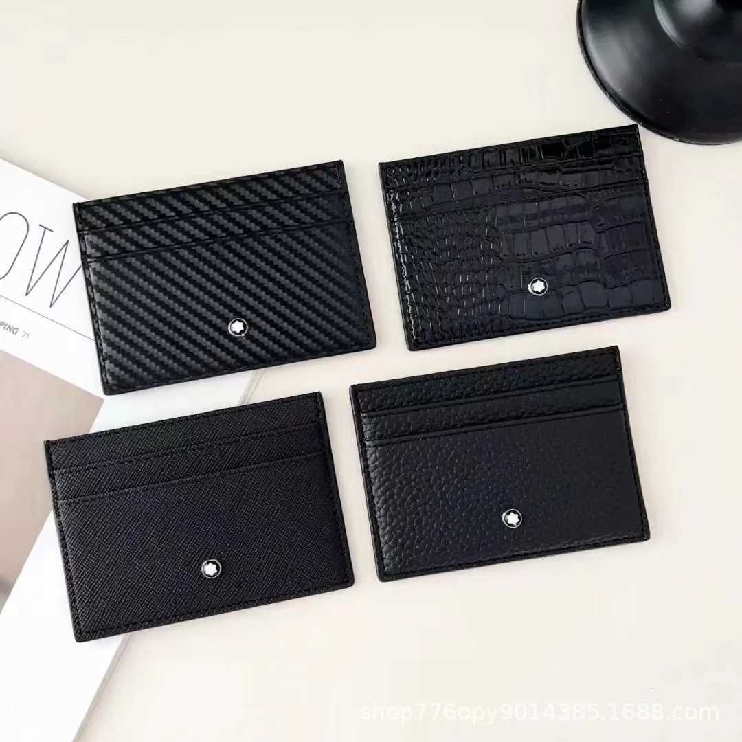 Women Men ID Card Wallet Thin Genuine Leather ID Card Holder Bags Solid Color Bank Gift Multi Slot Slim Case Z250527