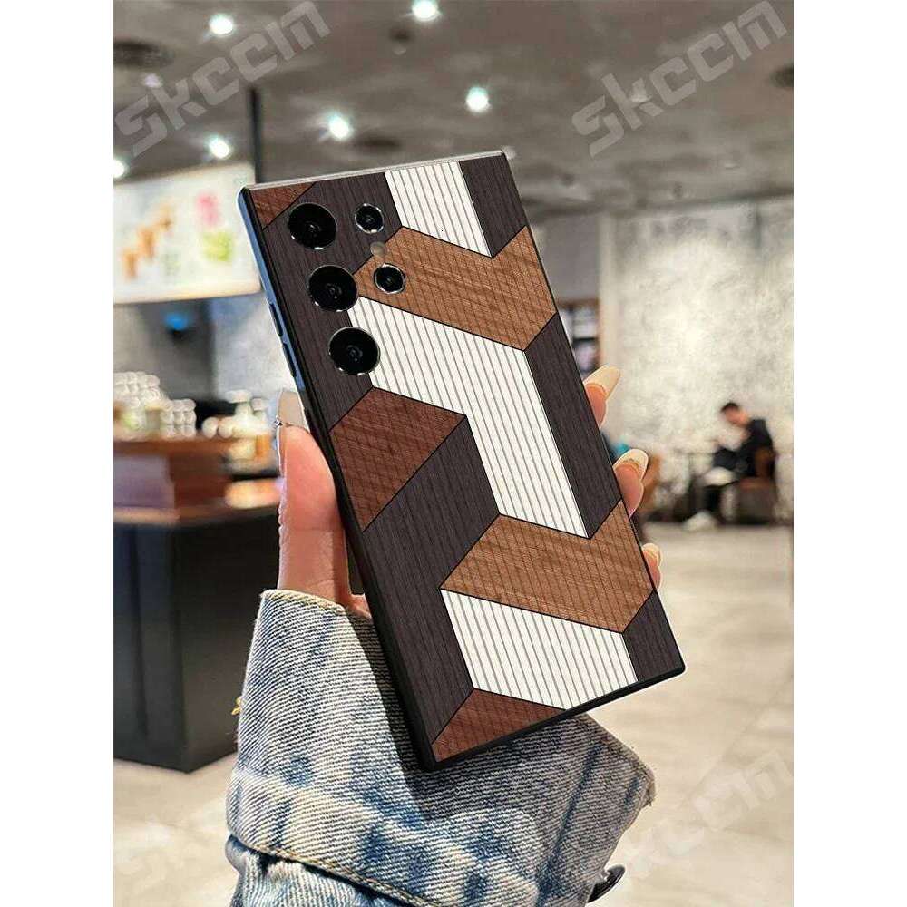Vintage Wood Grain Pattern Case For Samsung Galaxy S25 S24 S23 S22 Ultra Plus S20 FE A15 A35 A51 A54 A55 A71 A72 A73 Cover