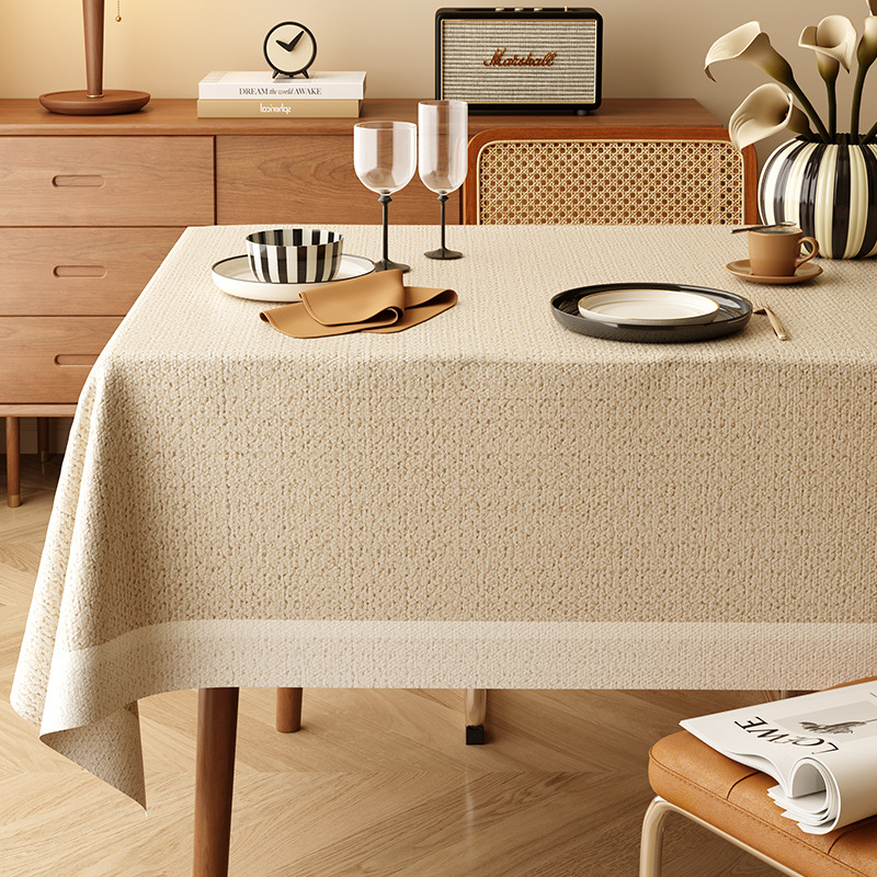 A645 Light Luxury Jifeng Coffee Table Mat: Durable, Easy-to-Wash Protective Cover for Your Desk Surface
