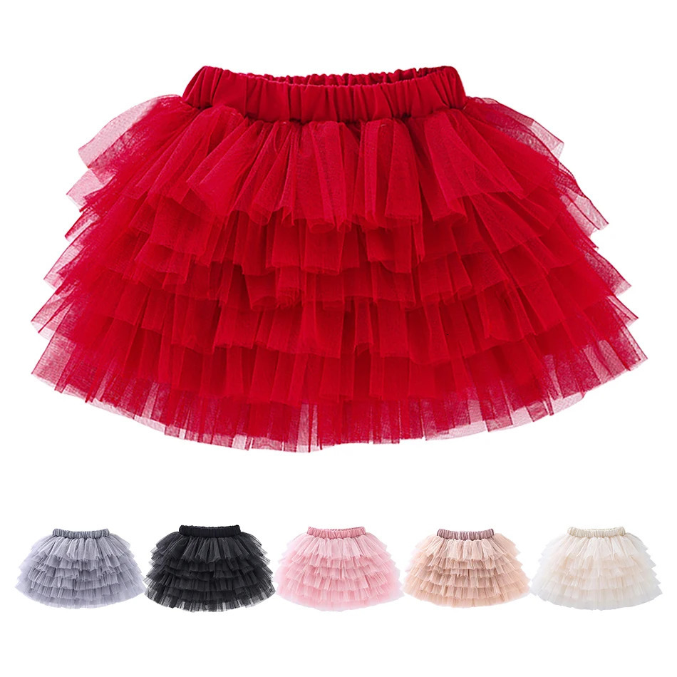 6Layer Tulle Skirt for Girls TwirlFriendly Elastic Waist with Breathable Layers Elegant Casual School Party 310 Years 250527