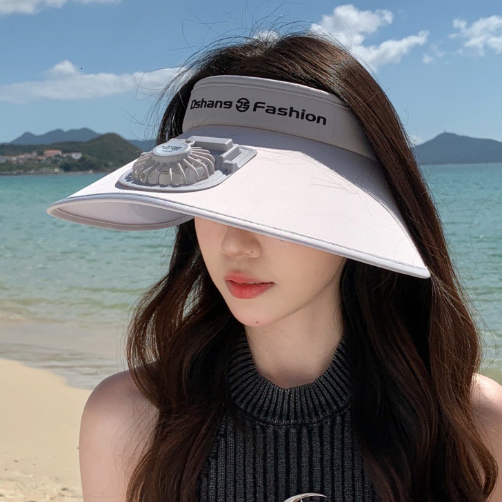 Designer's Sun Hatenglish Style Fan Hat For Women, Outdoor Sunshade Visor Hat With Large Brim, UV Protection, Adjustable Summer Sun Hat For Women
