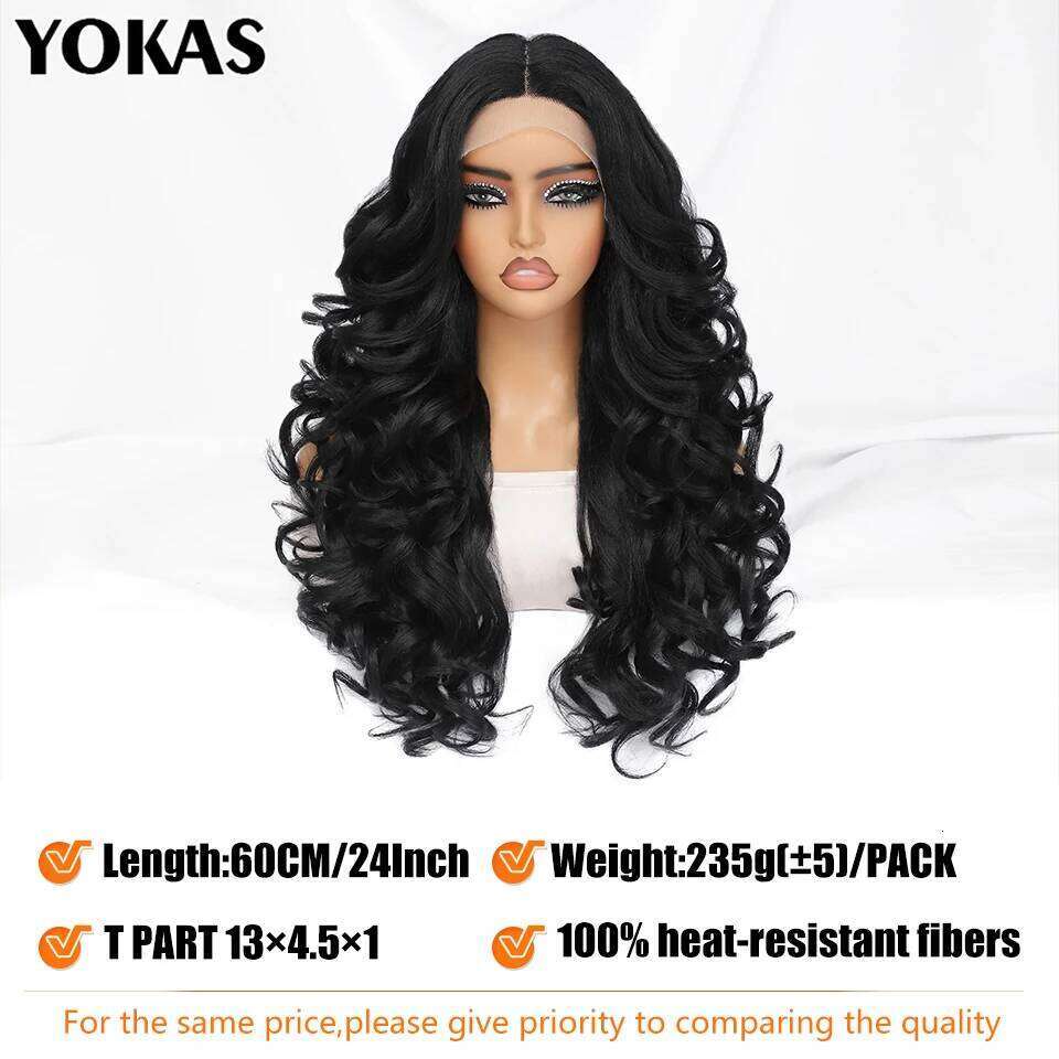24 Inch Synthetic For Curly Afro Lace Front for Black Women High Temperature Fiber Wigs