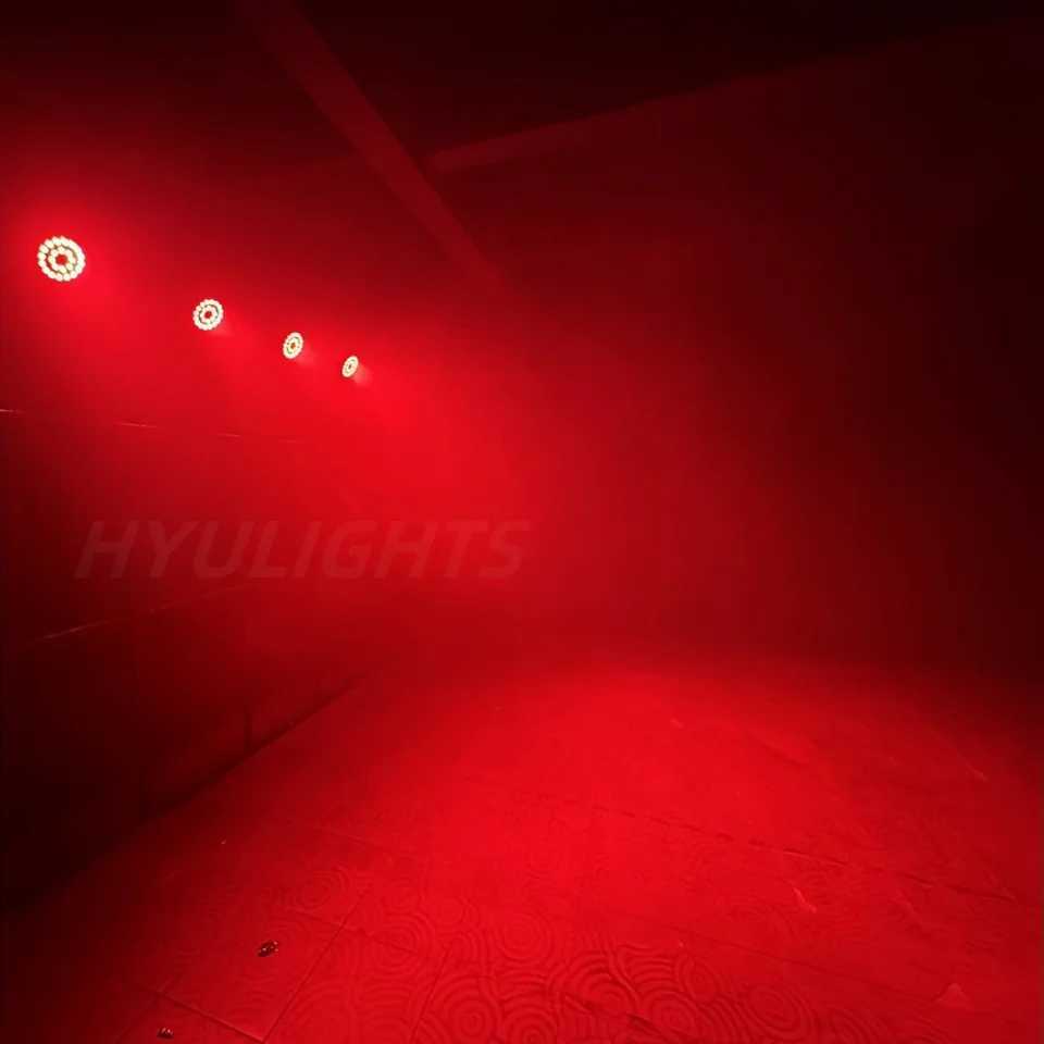 Aluminum LED Par light 24x18W RGBWA UV 6in1 Stage Light Profession KTV DJ Wash LightXJ250527