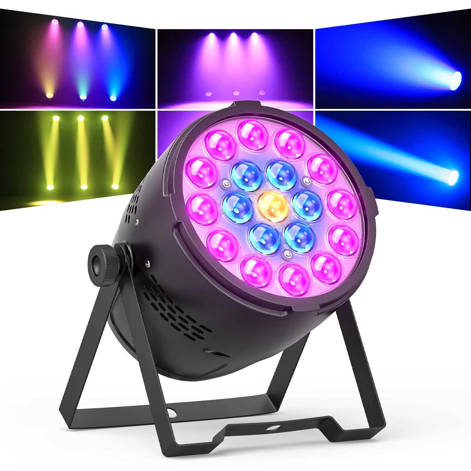 UKing 19x15W LED Par Light RGBW 6in1 Zoom Stage Light DMX512 Focused Wash Light For DJ Disco Party Nightclub Stage Lighting XJ250527