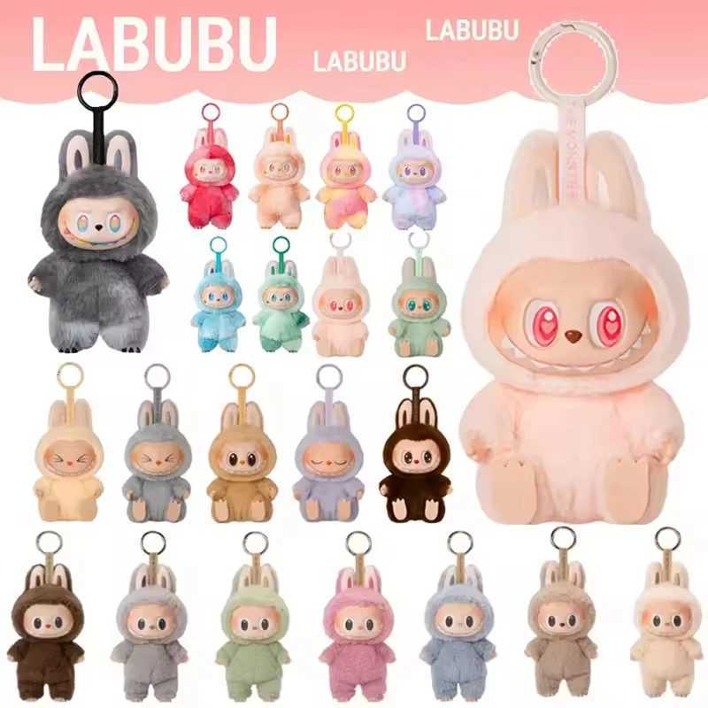 2025 Labubu Heartbeat Macaron Enamel The Monsters Face Blind Box PVC Figurine Tabletop Ornament Kawaii Doll Kid Birthday Gift W250526