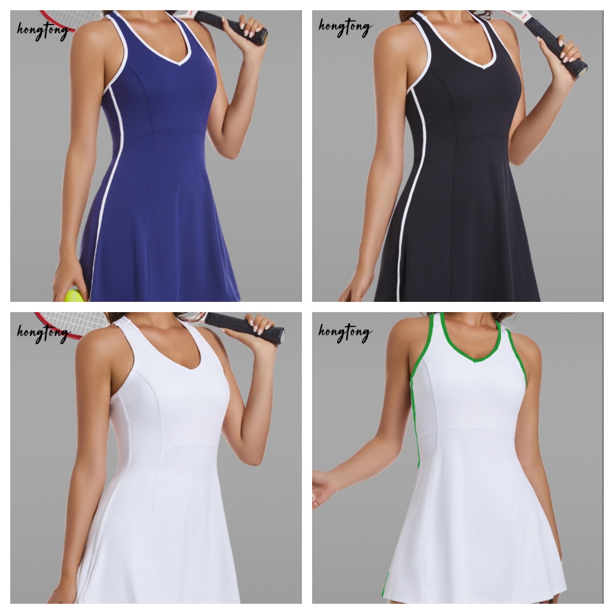 Women gym clothing versatile workout set yoga sets sleeveless one piece tennis dress outdoor running breathable badminton active wear golf skirt size 