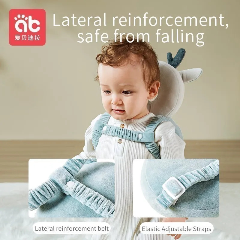 AIBEDILA Baby Head Protector Safety Pad Cushion Back Prevent Injured Elf Lion13T Toddler Security Pillows Protective Headgear 250527