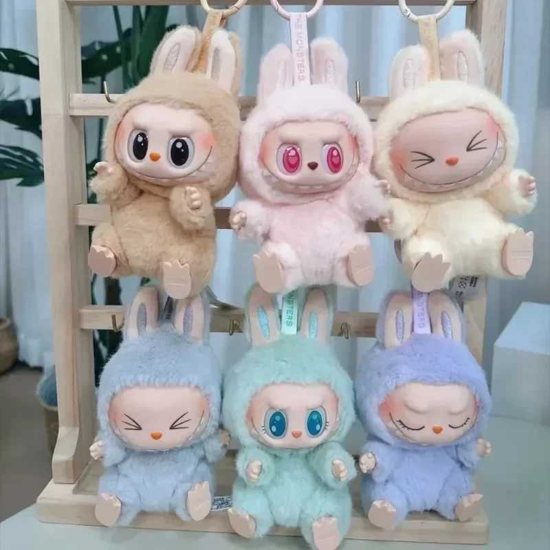 The vinyl plush blind box for the party Macaron 2nd The Monsters Labubu Decorative Surprise Box Doll Series Gift M250527
