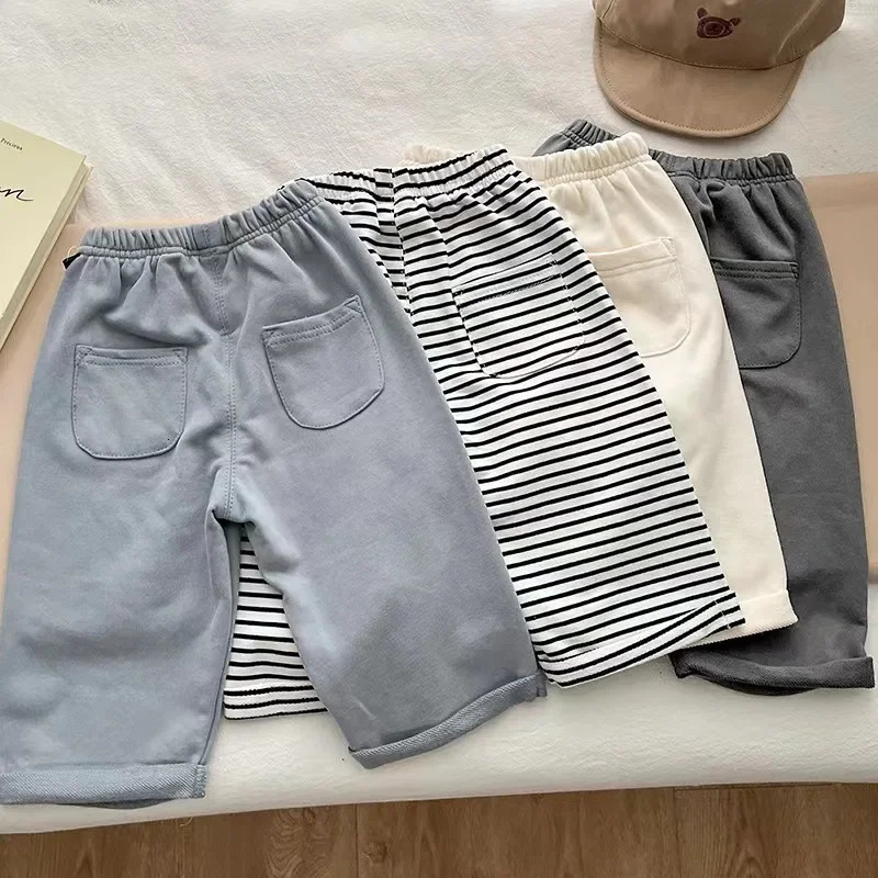 Baby Spring Multi Color Sports Pants for Boys and Girls Fashion Casual 04Y Kids Clothes 250527